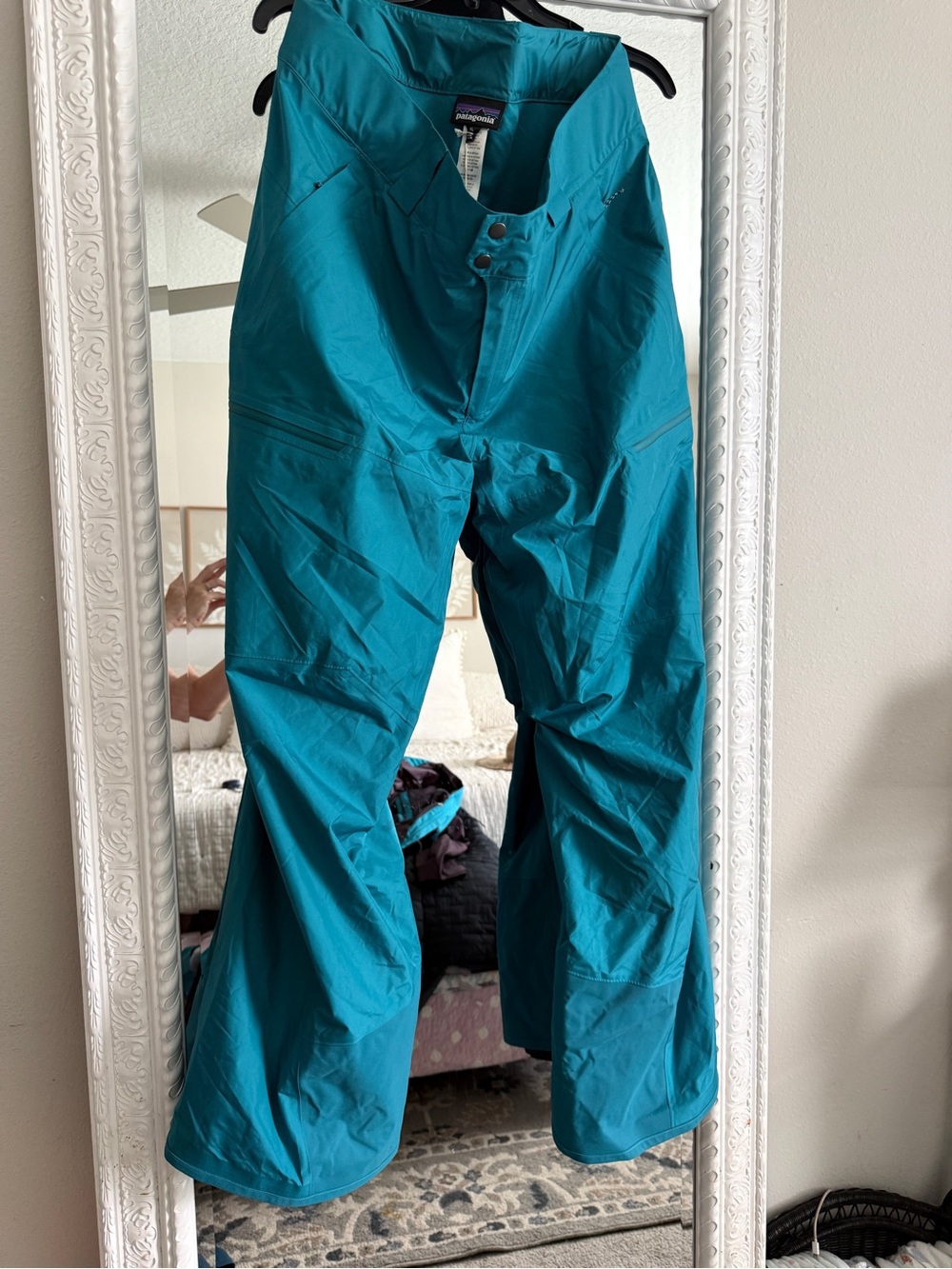 Men’s Patagonia powder town pants- belay blue XL